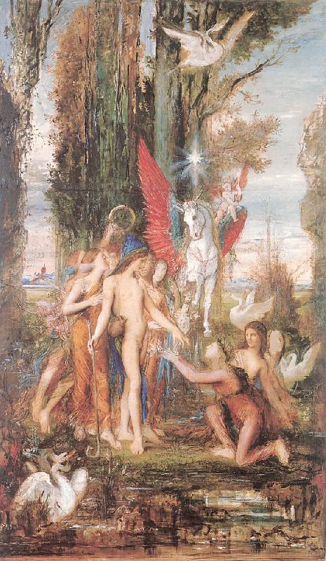 Gustave Moreau Hesiod and the Muses oil painting image